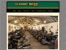 Tablet Screenshot of classicbikes.co.uk